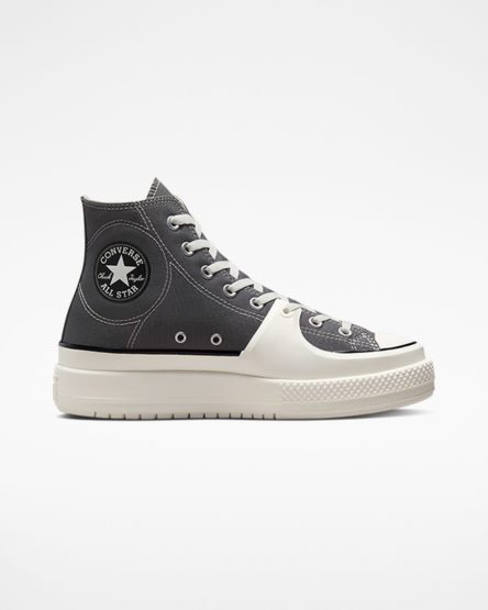 Tenis Converse Chuck Taylor All Star Construct Cano Alto Feminino Cinzentas Branco | PT D03P87T